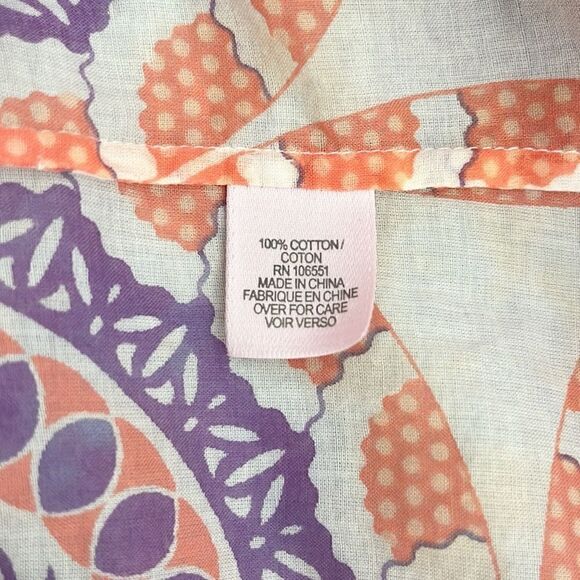 Calypso St Barth Printed Cotton Top - Picture 8 of 9